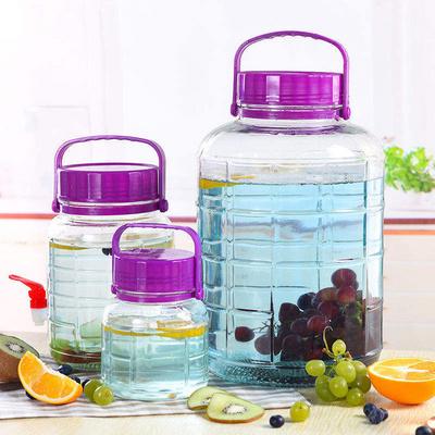 泡酒玻璃瓶5斤酒泡存儲(chǔ)腌制缸罐釀儲(chǔ)存容器食品瓶儲(chǔ)物罐蜂蜜瓶壇